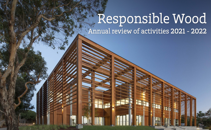 Responsible Wood Annual Report 2021-22 Front Cover
