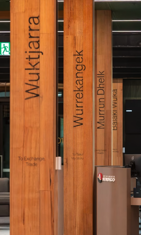 GovHub, Galkangu - Australian Certified Timber - pillars